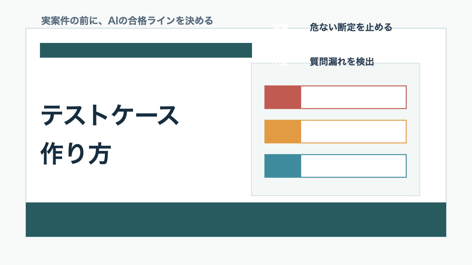 AIエージェント副業のテストケースと検証表を作る初心者向けアイキャッチ